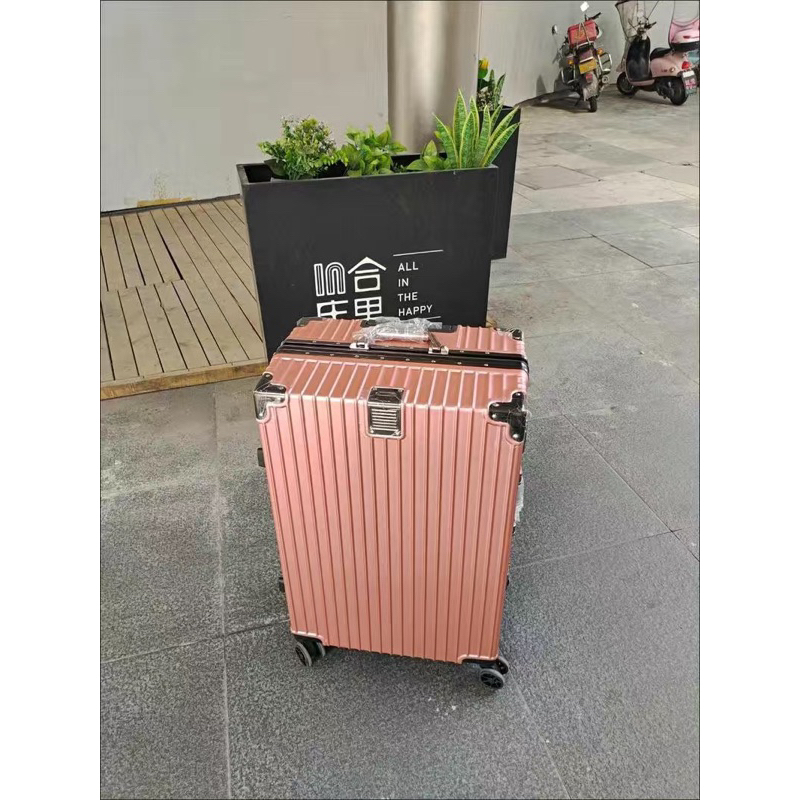 Vali khung nhôm khóa sập cao cấp size 20 inch, 4 góc kim loại chống va đập