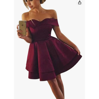 Đầm tiệc trễ vai Crystal Doll