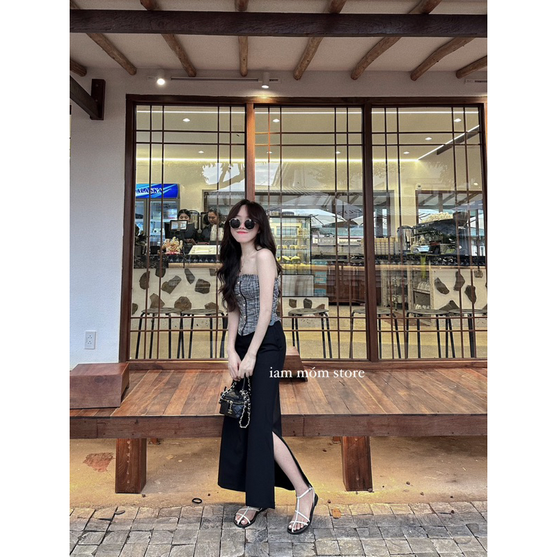 Lily Skirt . Chân váy xẻ bên dáng dài