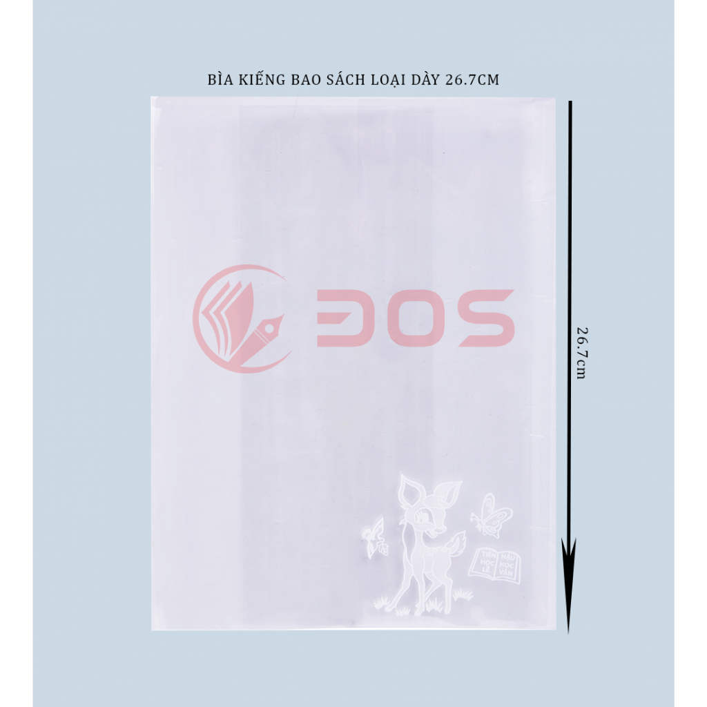Xấp 50 Cái Bọc Sách Cải Cách Dài 26.7cm