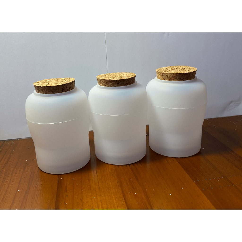 Khuôn Silicon bình đúc Bình pha lê Epoxy kèm Nút chai kín siêu đẹp