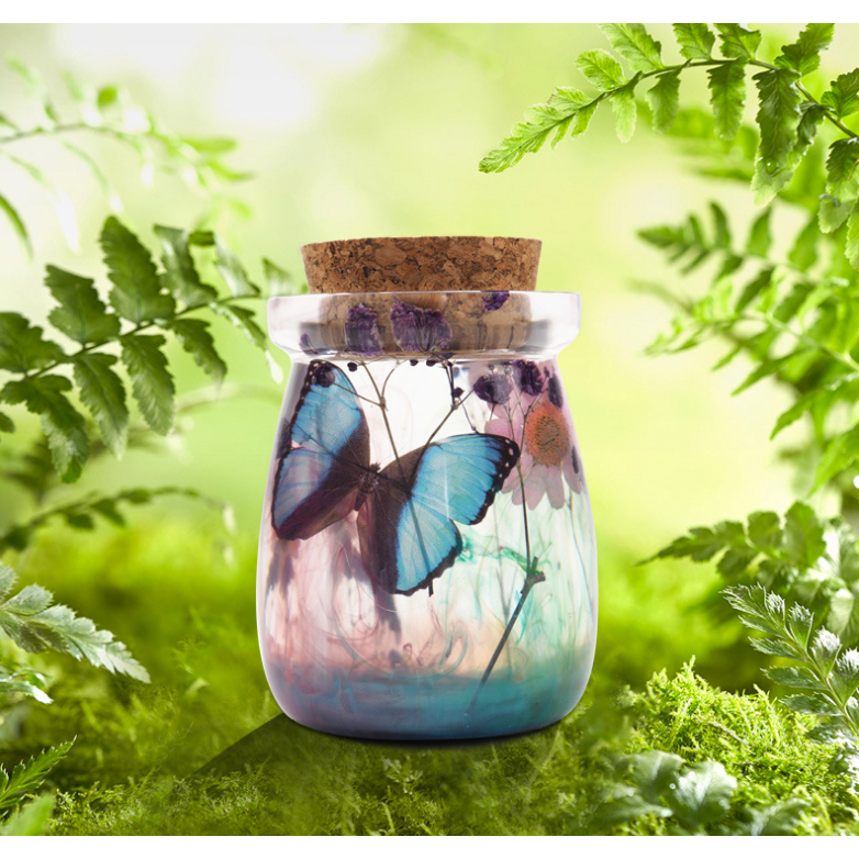 Khuôn Silicon bình đúc Bình pha lê Epoxy kèm Nút chai kín siêu đẹp