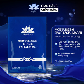 Mặt nạ phục hồi làm đẹp da Shafana Moisturizing Repair Facial Mask hộp 10 miếng