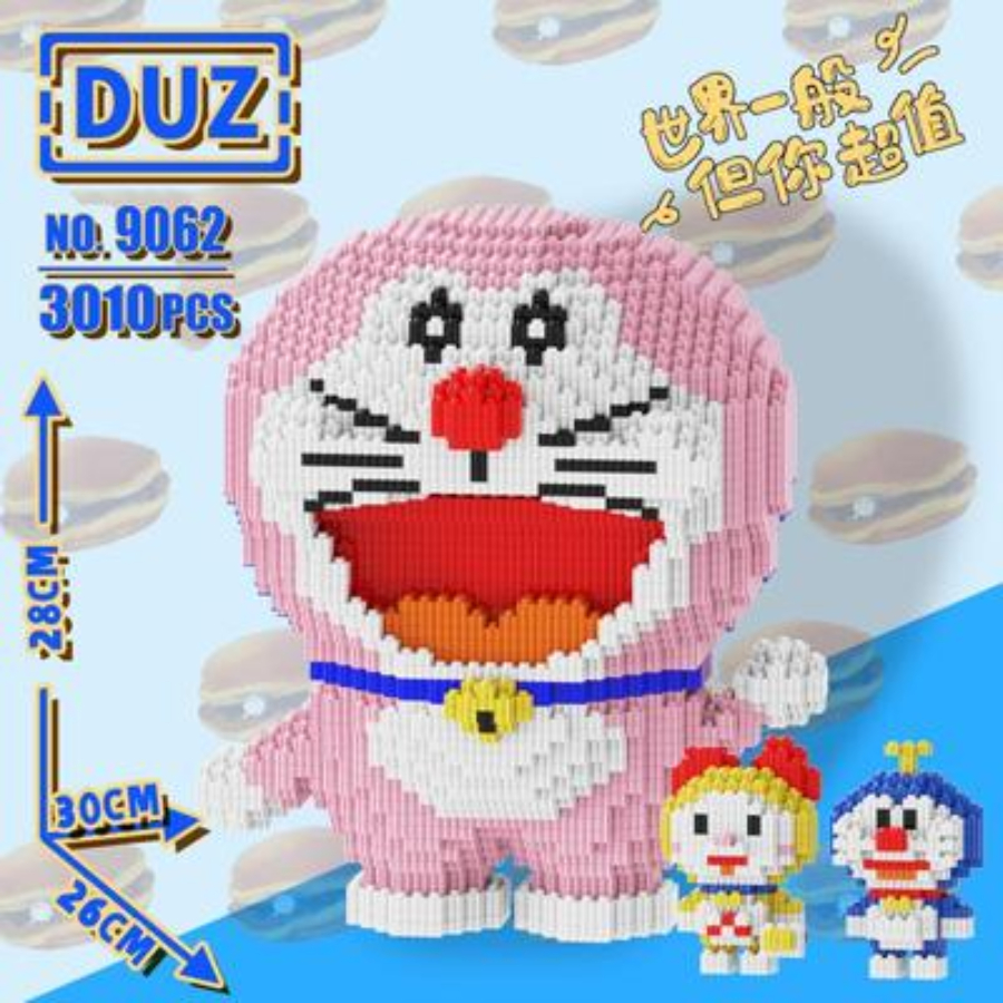 Mô hình LEGO lắp giáp nhân vật hoạt hình, Lego Doreamon, Lego gấu Panda dễ thương, đồ chơi giáo dục