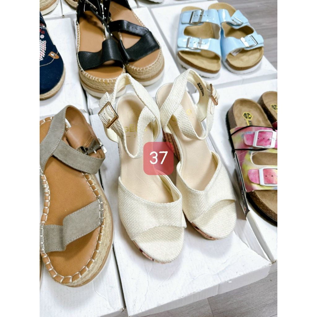LÔ SIZE 37 - Dép Cói Cực Xinh, Sandal Cói, Hàng Dư Xịn