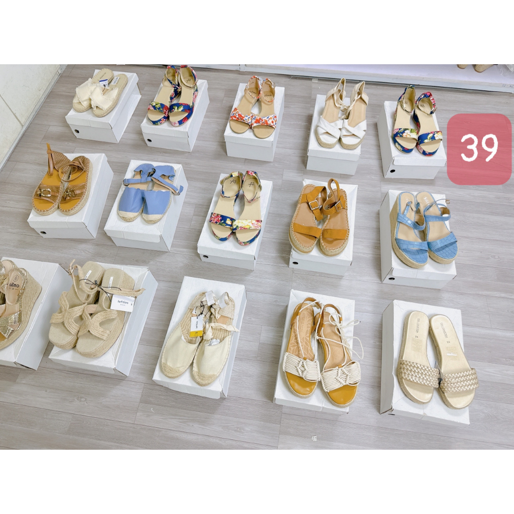 LÔ SIZE 39 - Dép cói cực xinh, Sandal dư xịn, Có Nhiểu Mẫu, Ảnh thật
