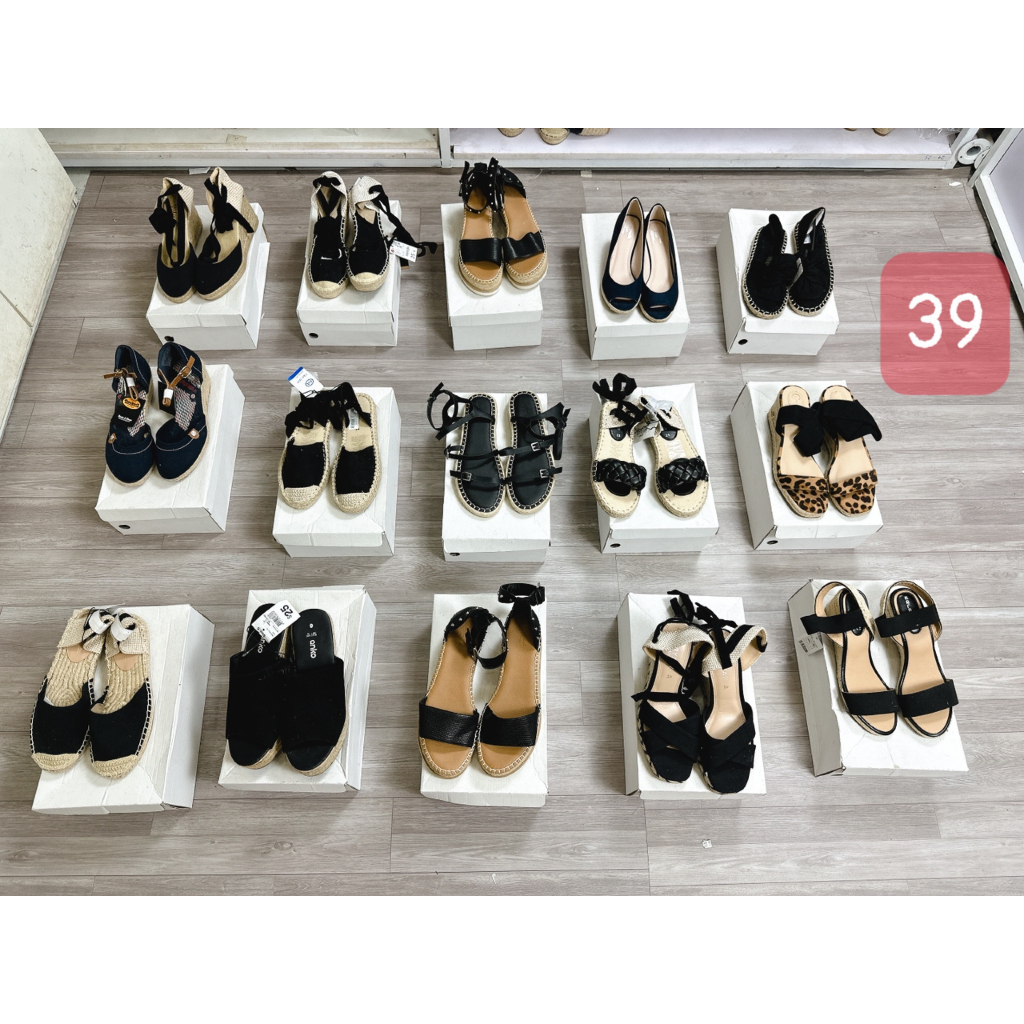 LÔ SIZE 39 - Dép cói cực xinh, Sandal dư xịn, Có Nhiểu Mẫu, Ảnh thật