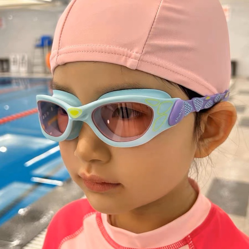 Kính bơi trẻ em cao cấp Shukiku Nhật Bản, chống bám hơi nước, chống UV, siêu nhẹ