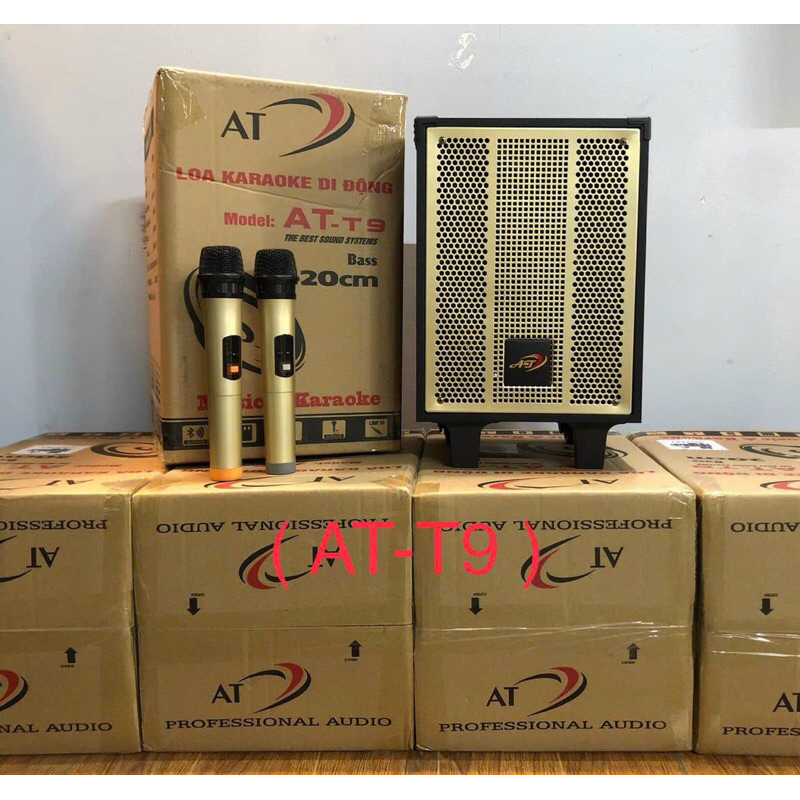 Loa Kéo Karaoke Di Động,Kiểu Dáng Nhỏ Gọn,Âm Thanh Chuẩn.Tặng Kèm 2 Micro Không Dây