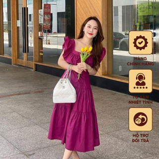 Váy nữ tím cánh tiên V182 Lemina