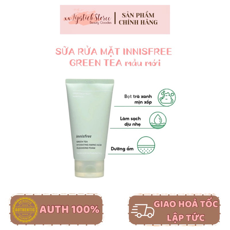 Sửa rữa mặt Innisfree Green Tea
