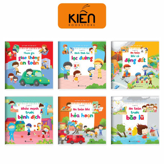 Sách - Combo Cẩm Nang An Toàn Cho Bé Bộ 6 Cuốn Kèm File Nghe Đọc