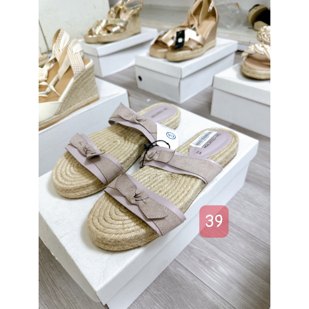 Dép cói cực xinh, hàng dư xịn, Size 39