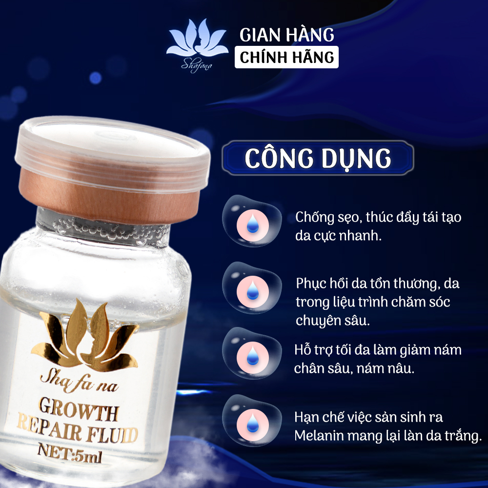 Serum chống sẹo Shafana Growth Repair Fluid 5ml phục hồi da tổn thương