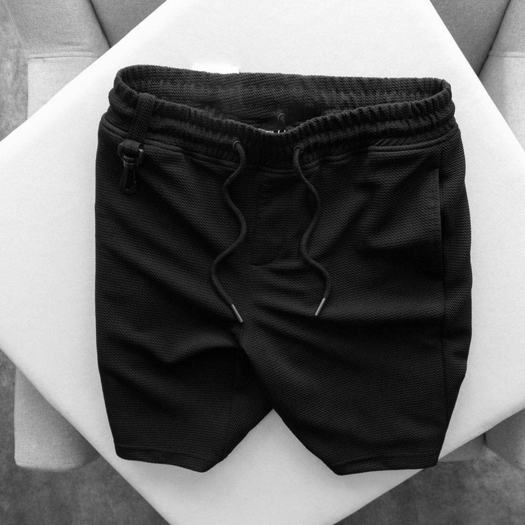 Quần Đùi Nam Form Thể Thao Chất Vải Xốp Co Giãn