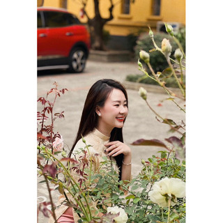 ÁO DAI HUYENTHAI LỤA TÂY THI GIEO DUYÊN
