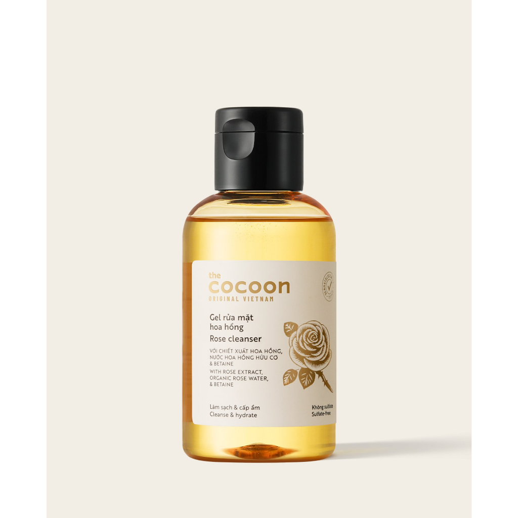 Bigsize - Nước tẩy trang bí đao Cocoon tẩy sạch makeup & giảm dầu 500ml tặng Gel rửa mặt hoa hồng 140ml