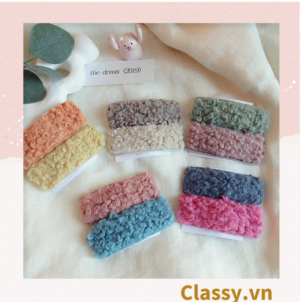 Kẹp tóc Classy mái bảng lớn nhiều màu phong cách hàn quốc PK1629