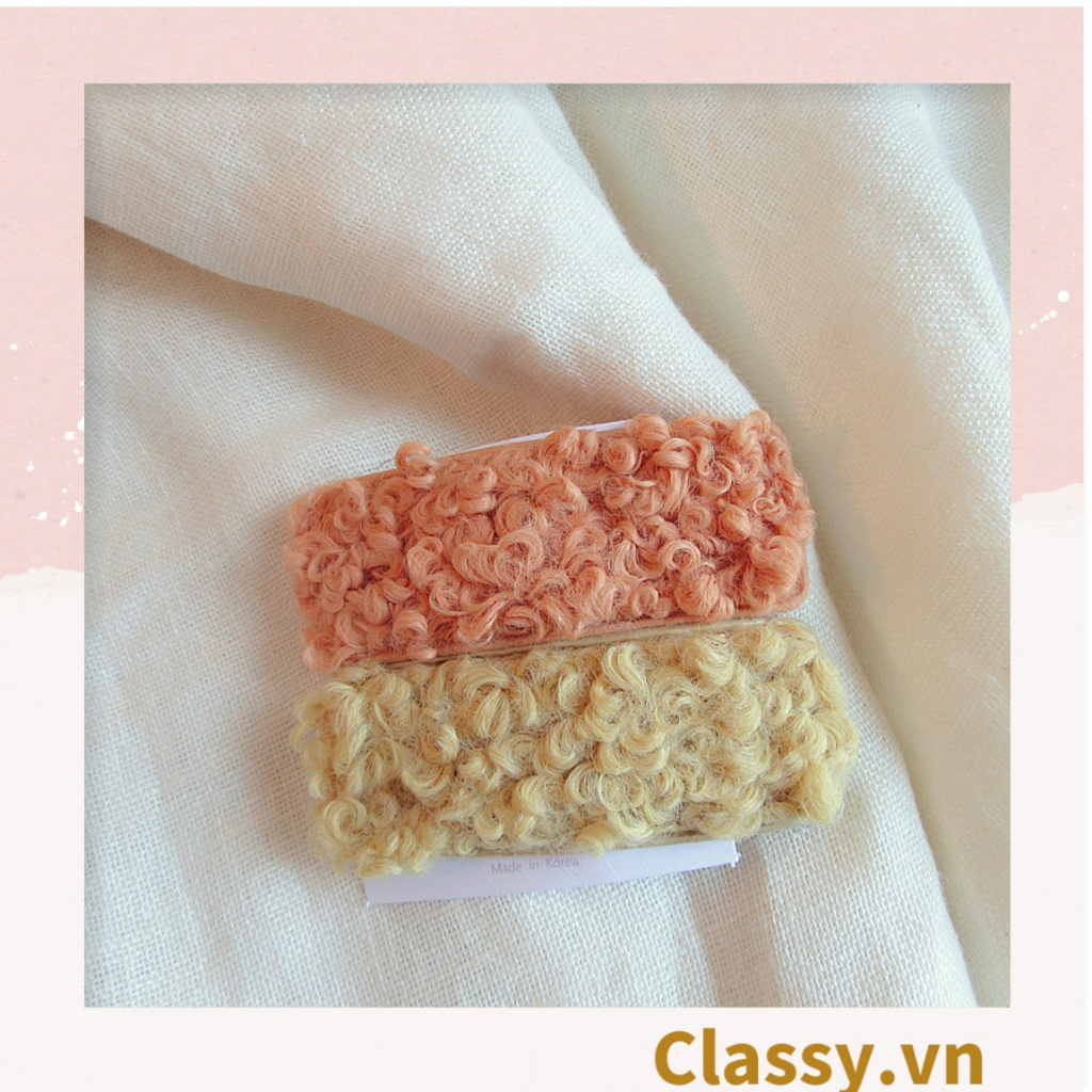 Kẹp tóc Classy mái bảng lớn nhiều màu phong cách hàn quốc PK1629