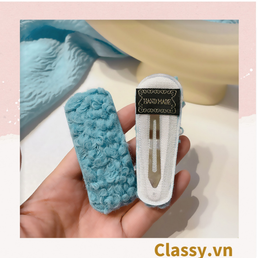 Kẹp tóc Classy mái bảng lớn nhiều màu phong cách hàn quốc PK1629