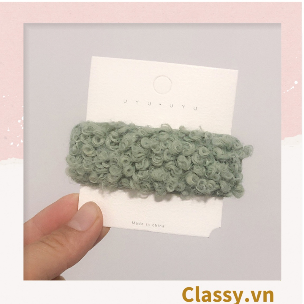 Kẹp tóc Classy mái bảng lớn nhiều màu phong cách hàn quốc PK1629