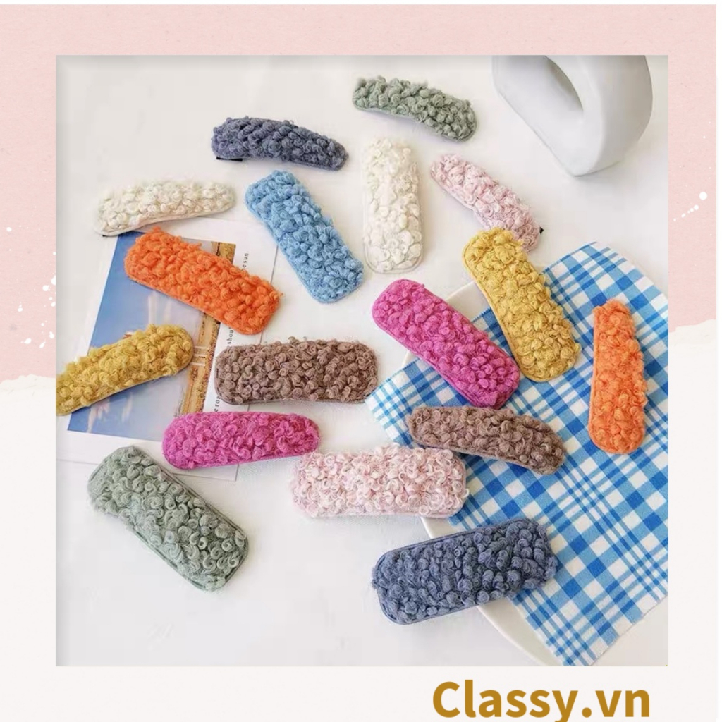 Kẹp tóc Classy mái bảng lớn nhiều màu phong cách hàn quốc PK1629