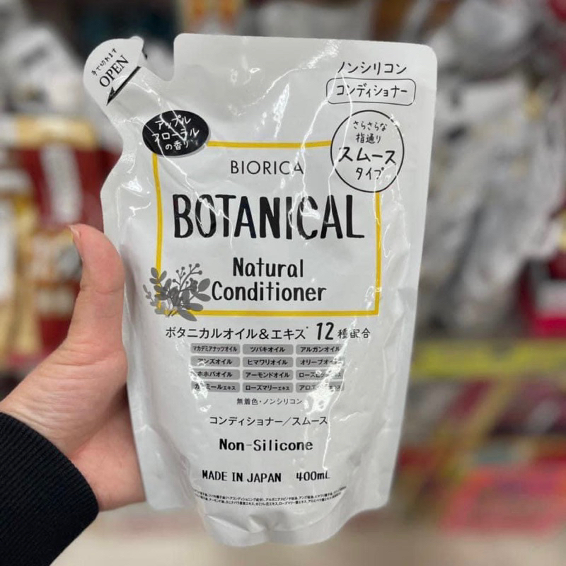Dầu gội xả Botanical Biorica Organic Non Silicone nội địa Nhật