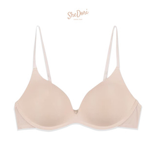 Áo lót trơn không gọng mút mỏng cup xéo shedori bra