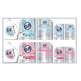 Nước Giặt Gift Nắng Mới Túi 1.2kg Công thức Silver Power