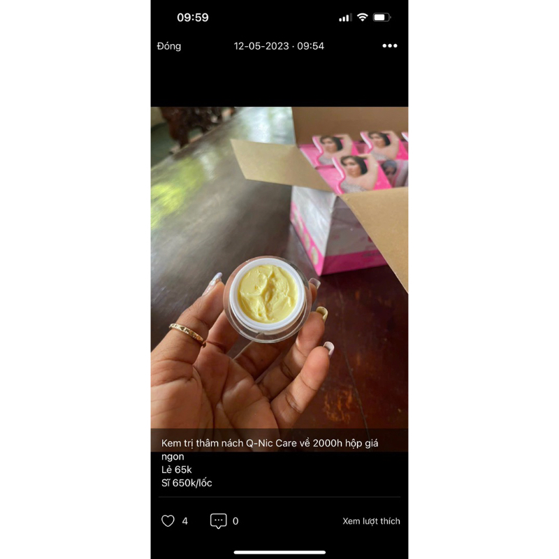 KEM GIẢM THÂM NÁCH, THÂM BIKINI Q-NIC CARE