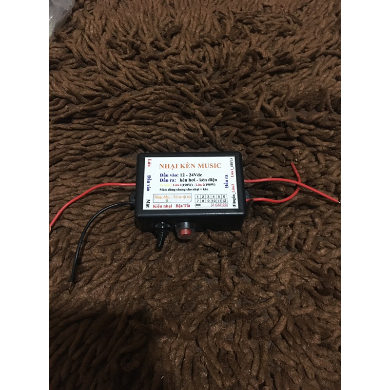 Nhại còi 3 tiếng, nhại kèn hơi kèn điện 3 chế độ chế cho mọi loại còi