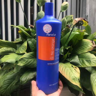 Dầu gội khử sắc tố cam No Orange - Extra Blue Pigment - Fanola 1000ml *NEW*