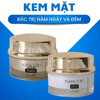 Lẻ 1 Cặp Kem Nám Víp Da Ban Ngày và Ban Đêm, Dưỡng trắng da, Giảm Nám Thâm Sạm