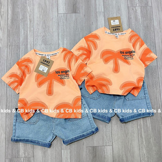 Set Áo phong kèm quần jean cho bé trai