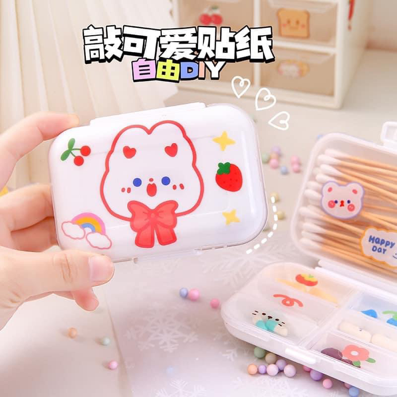 Hộp đựng thuốc 8 ngăn tiện dụng chống nước