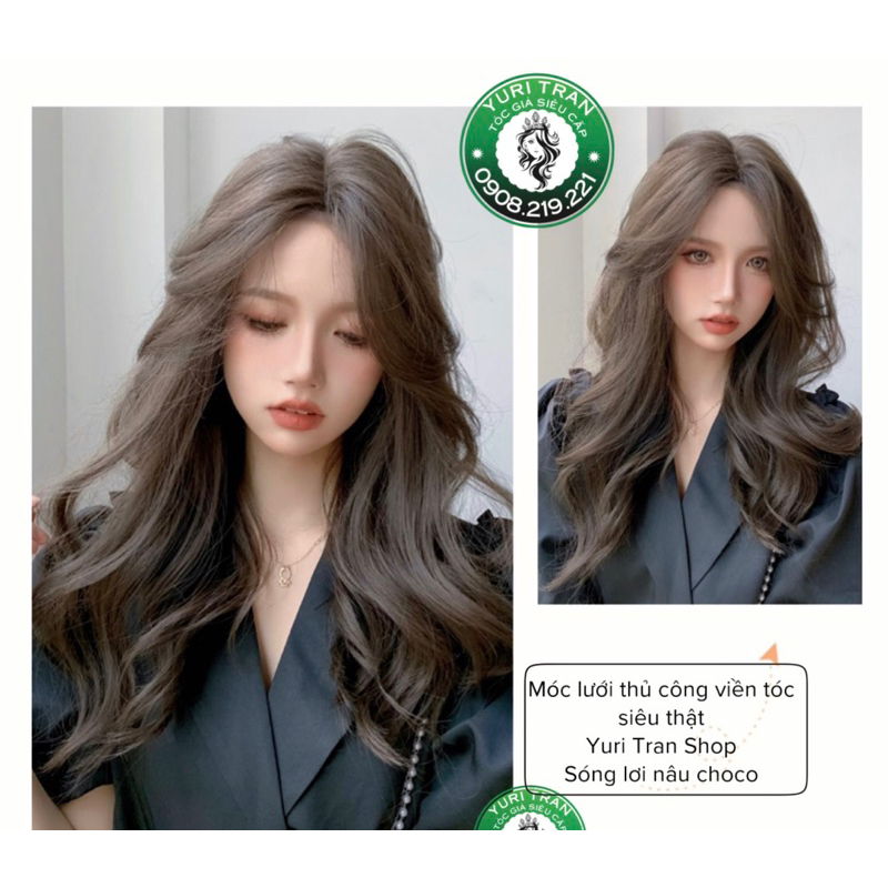 Sẵn ❌ SIÊU DA ĐẦU MÁI BAY XOĂN LƠI TỰ NHIÊN, MÀU ĐEN KHÔNG NHUỘM, TẶNG LƯỚI XỊN