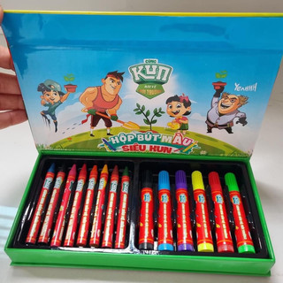 Hộp bút màu siêu kun