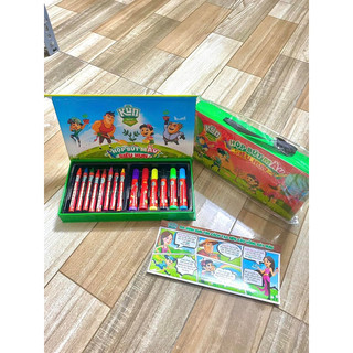 hộp bút màu siêu kun