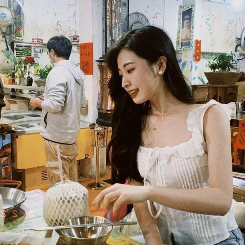 Order - Sơ mi thô cho nữ siêu xinh màu trắng kèm ảnh thật