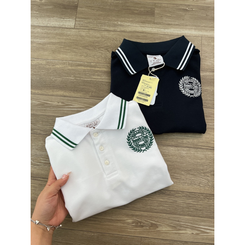 Áo polo phom nữ Who.au ngắn tay 2 màu basic cực xinh chất thun cá sấu xuất dư mềm mịn cực đẹp