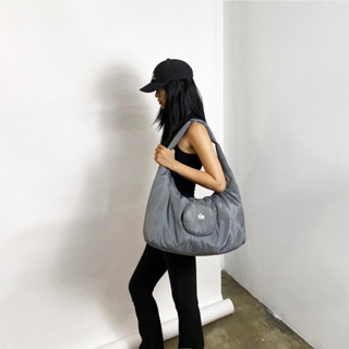 Túi đeo chéo chần bông - Ivankov Puff Sling Bag - Grey