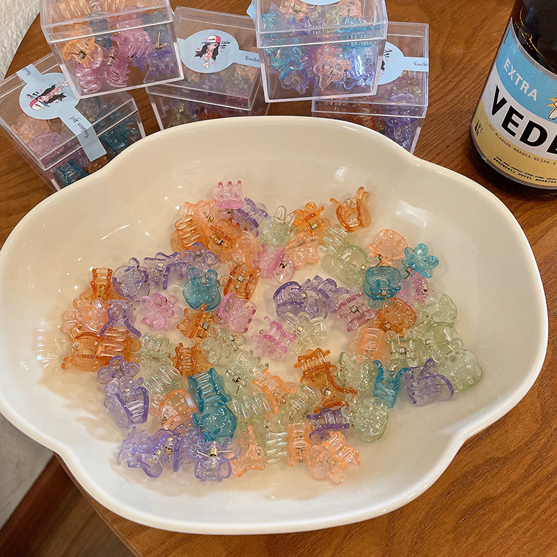 Set Hộp Kẹp Tóc Mini Hoạt Hình Đáng Yêu - Caby House