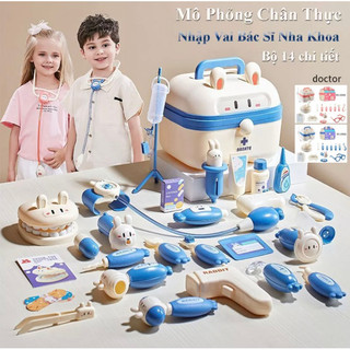 Đồ chơi bác sĩ khám bênh thỏ con cho bé
