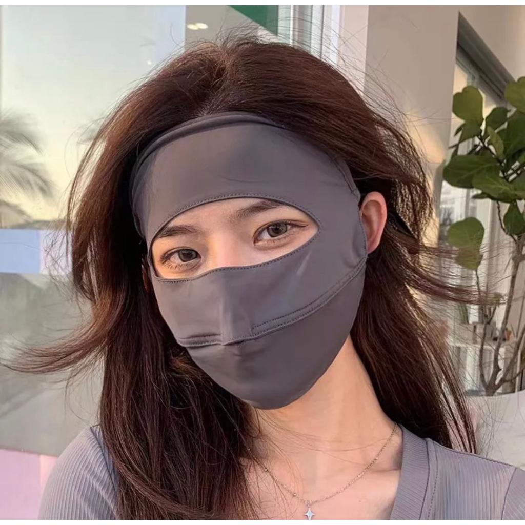 Khẩu trang Lady chống 99% tia UV, khẩu trang ninjia hai lớp chống nắng UPF 50+ Toàn Mặt