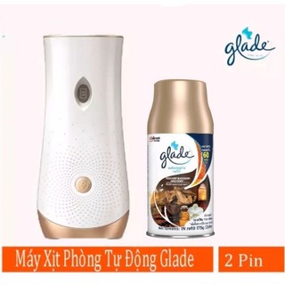 Máy xịt thơm phòng tự động Glade, máy xịt phòng tự động hương thơm dịu nhẹ, thay lõi 269ml