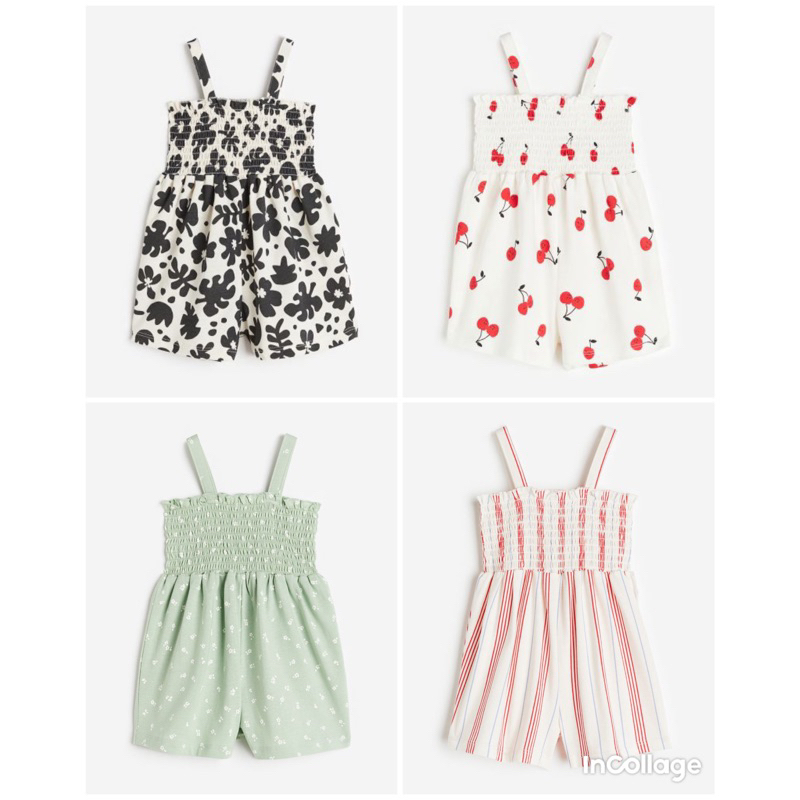 Romper 2 dây bé gái H&M