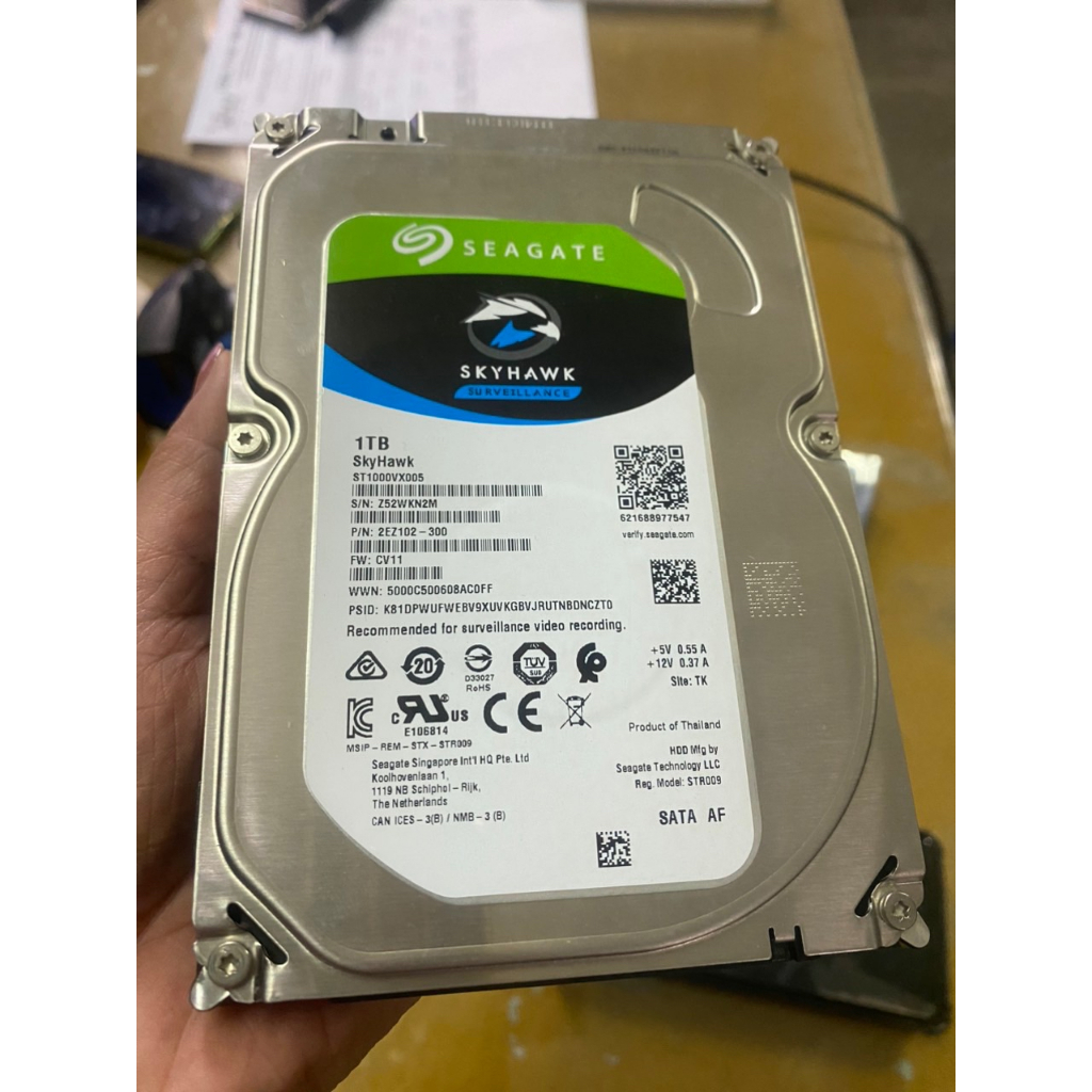 Ổ cứng lưu trữ cho PC, Camera: 4TB, 2TB, 1TB, 500GB 3.5inch, hàng zin bóc máy, bảo hành 24 tháng