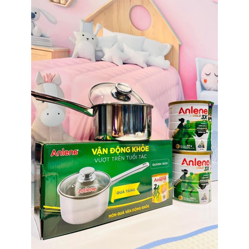 Quánh inox anlene 16cm