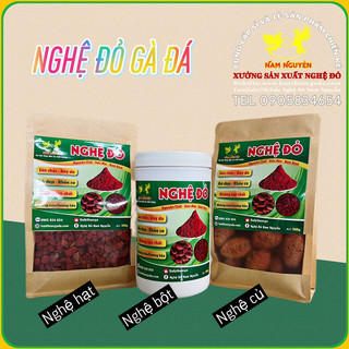 Nghệ đỏ Gà đá (Dạng củ - 1 Kg 2 túi) Nam Nguyễn