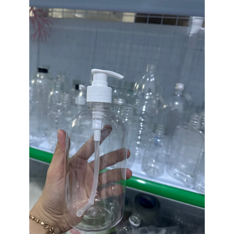 1 Chai 1000ml  500ml ,330ml + vòi nhấn